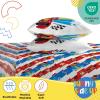 image:imageSunny Side Up Kids Sheet Set with Fitted Flat Sheets amp Pillow Cover  UltraSoft Bedding with Pillowcase for Room Decor White  The Mandalorian 3 Piece TwinMulti  Cars