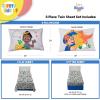 image:imageSunny Side Up Kids Sheet Set with Fitted Flat Sheets amp Pillow Cover  UltraSoft Bedding with Pillowcase for Room Decor White  The Mandalorian 3 Piece TwinGray  Blippi