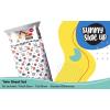 image:imageSunny Side Up Kids Sheet Set with Fitted Flat Sheets amp Pillow Cover  UltraSoft Bedding with Pillowcase for Room Decor White  The Mandalorian 3 Piece TwinWhite  Construction Zone