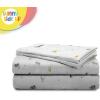 image:imageSunny Side Up Kids Sheet Set with Fitted Flat Sheets amp Pillow Cover  UltraSoft Bedding with Pillowcase for Room Decor White  The Mandalorian 3 Piece TwinWhite  the Mandalorian