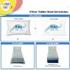 image:imageSunny Side Up Kids Sheet Set with Fitted Flat Sheets amp Pillow Cover  UltraSoft Bedding with Pillowcase for Room Decor White  The Mandalorian 3 Piece TwinMulti  Dino Roar