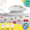 image:imageSunny Side Up Kids Sheet Set with Fitted Flat Sheets amp Pillow Cover  UltraSoft Bedding with Pillowcase for Room Decor White  The Mandalorian 3 Piece TwinWhite  on the Go