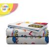 image:imageSunny Side Up Kids Sheet Set with Fitted Flat Sheets amp Pillow Cover  UltraSoft Bedding with Pillowcase for Room Decor White  The Mandalorian 3 Piece TwinWhite  Construction Zone