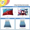 image:imageSunny Side Up Kids Sheet Set with Fitted Flat Sheets amp Pillow Cover  UltraSoft Bedding with Pillowcase for Room Decor White  The Mandalorian 3 Piece TwinBlue  Spiderman