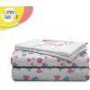image:imageSunny Side Up Kids Sheet Set with Fitted Flat Sheets amp Pillow Cover  UltraSoft Bedding with Pillowcase for Room Decor White  The Mandalorian 3 Piece TwinWhite  Rainbow Unicorn