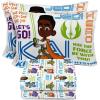 image:imageSunny Side Up Kids Sheet Set with Fitted Flat Sheets amp Pillow Cover  UltraSoft Bedding with Pillowcase for Room Decor White  The Mandalorian 3 Piece TwinMulti  Young Jedi Adventures