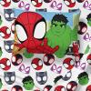 image:imageSunny Side Up Kids Sheet Set with Fitted Flat Sheets amp Pillow Cover  UltraSoft Bedding with Pillowcase for Room Decor White  The Mandalorian 3 Piece TwinMulti  Spidey  Friends
