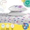 image:imageSunny Side Up Kids Sheet Set with Fitted Flat Sheets amp Pillow Cover  UltraSoft Bedding with Pillowcase for Room Decor White  The Mandalorian 3 Piece TwinWhite  Flutter