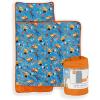 image:imageJay Franco Kids Nap Mat with Embedded Pillow amp Blanket  Soft 46x20 Microfiber Sleeping Bag with Name Tag amp Handle for School Travel SleepoverBlue  Blippi