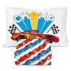 image:imageSunny Side Up Kids Sheet Set with Fitted Flat Sheets amp Pillow Cover  UltraSoft Bedding with Pillowcase for Room Decor White  The Mandalorian 3 Piece TwinMulti  Cars
