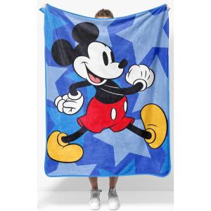 image:imageJay Franco Kids Plush Throw Blanket  Soft amp Cozy Fleece Throw for Bedroom amp Couch Dcor Official Licensed Product Teal  Mandalorian 40x50  Travel BlanketBlue  Mickey Mouse