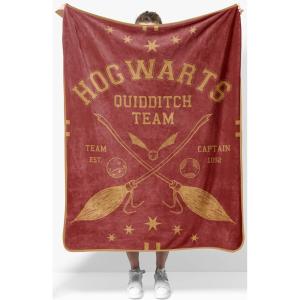 image:imageJay Franco Plush Throw Blanket  Soft amp Cozy Fleece Throw for Bedroom amp Couch Dcor Official Licensed Product Multi  Star Wars 40x50  Travel BlanketRed  Harry Potter