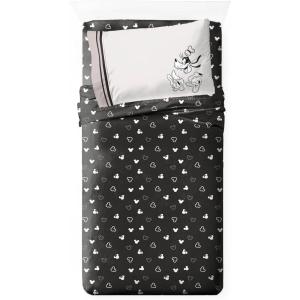image:imageJay Franco Sheet Set with Fitted Flat Sheets amp Pillow Cover  UltraSoft Bedding with Pillowcase for Room Decor White  Star Wars 3 Piece TwinBlack  Mickey and Friends