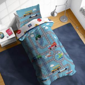 image:imageSunny Side Up Kids Comforter Set Includes Sheets and Pillow Covers  Soft and Cozy Bed Set for Stylish Room Decor Multicolor  The Mandalorian 7 Piece Full Size BeddingBlue  on the Go