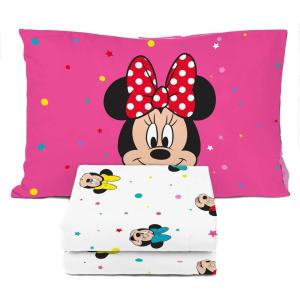 image:imageSunny Side Up Kids Sheet Set with Fitted Flat Sheets amp Pillow Cover  UltraSoft Bedding with Pillowcase for Room Decor White  The Mandalorian 3 Piece TwinWhite  Minnie Mouse