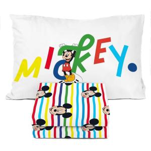 image:imageSunny Side Up Kids Sheet Set with Fitted Flat Sheets amp Pillow Cover  UltraSoft Bedding with Pillowcase for Room Decor White  The Mandalorian 3 Piece TwinMulti  Mickey Mouse