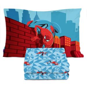 image:imageSunny Side Up Kids Sheet Set with Fitted Flat Sheets amp Pillow Cover  UltraSoft Bedding with Pillowcase for Room Decor White  The Mandalorian 3 Piece TwinBlue  Spiderman