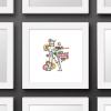 image:imageTrends International Gallery Pops Star Wars Saga  Pop 70s Stormtrooper Blast Them Wall Art Wall Poster 1200 x 1200 Black Frame VersionWhite Frame Version