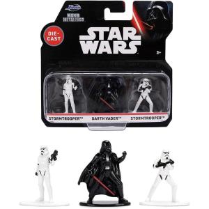 image:imageJada Star Wars Nano Metalfigs 3Pack  Darth Vader with Stormtroopers DieCast Figures  165 Scale Collectibles Toys
