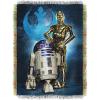image:imageSTAR WARS Northwest Woven Tapestry Throw Blanket 48 x 60 Imperial TroopsDroid Blues