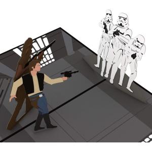 image:imageLovepop Star Wars Princess Leia Rebel 3D Birthday Card Pop Up Card Star Wars Gift 5 W x 7 HDeath Star Showdown