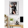 image:imageTrends International Star Wars The Phantom Menace  Darth Maul Glitch Wall Poster 34L x 224W Premium Unframed VersionGray Framed Version