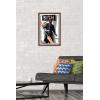 image:imageTrends International Star Wars The Phantom Menace  Darth Maul Glitch Wall Poster 34L x 224W Premium Unframed VersionMahogany Framed Version