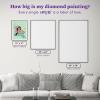 image:imageDIAMOND ART CLUB Grogus HoverPram Diamond Painting Kit Fun DIY Crafts for Adults Square Diamond Art Canvas 10 x 9Jasmine  Made for Soarin