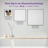 image:imageDIAMOND ART CLUB Grogus HoverPram Diamond Painting Kit Fun DIY Crafts for Adults Square Diamond Art Canvas 10 x 9Mickey Shapes