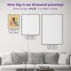 image:imageDIAMOND ART CLUB Grogus HoverPram Diamond Painting Kit Fun DIY Crafts for Adults Square Diamond Art Canvas 10 x 9Pocahontas  Believe in Magic
