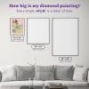 image:imageDIAMOND ART CLUB Grogus HoverPram Diamond Painting Kit Fun DIY Crafts for Adults Square Diamond Art Canvas 10 x 9Tiana  Born to Dream