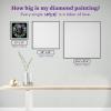 image:imageDIAMOND ART CLUB Grogus HoverPram Diamond Painting Kit Fun DIY Crafts for Adults Square Diamond Art Canvas 10 x 9Trouble Maker