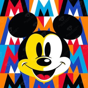image:imageDIAMOND ART CLUB Grogus HoverPram Diamond Painting Kit Fun DIY Crafts for Adults Square Diamond Art Canvas 10 x 9Art Deco Mickey