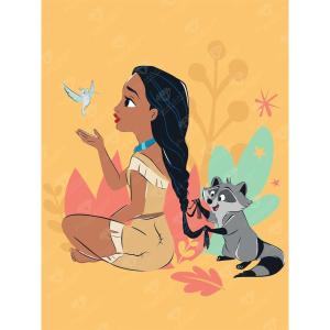 image:imageDIAMOND ART CLUB Grogus HoverPram Diamond Painting Kit Fun DIY Crafts for Adults Square Diamond Art Canvas 10 x 9Pocahontas  Believe in Magic