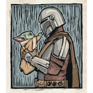 image:imageDIAMOND ART CLUB Grogus HoverPram Diamond Painting Kit Fun DIY Crafts for Adults Square Diamond Art Canvas 10 x 9The Mandalorian and The Child