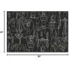 image:imageRUGGABLE x Star Wars Washable Area Rug  Armada Black 2x3 StainResistant NonSlip  Small Machine Washable Rugs for Living Room Bedroom Hallway Entryway amp Bathroomwith Cushioned Pad