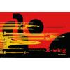 image:imageTrends International Star Wars Moving At Lightspeed  XWing Wall Poster 34L x 224W Premium Unframed VersionPremium Unframed Version