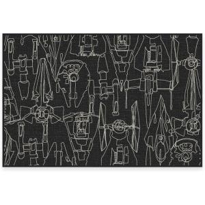image:imageRUGGABLE x Star Wars Washable Area Rug  Armada Black 2x3 StainResistant NonSlip  Small Machine Washable Rugs for Living Room Bedroom Hallway Entryway amp Bathroomwith Cushioned Pad