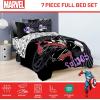 image:imageJay Franco Comforter Set Includes Sheets and Pillow Covers  Soft and Cozy Bed Set for Stylish Room Decor White  Star Wars 5 Piece Twin BeddingBlack  Marvel Comics