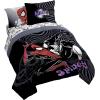 image:imageJay Franco Comforter Set Includes Sheets and Pillow Covers  Soft and Cozy Bed Set for Stylish Room Decor White  Star Wars 5 Piece Twin BeddingBlack  Marvel Comics
