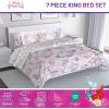 image:imageJay Franco Comforter Set Includes Sheets and Pillow Covers  Soft and Cozy Bed Set for Stylish Room Decor White  Star Wars 5 Piece Twin BeddingPink  Disney Princess