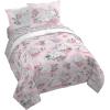 image:imageJay Franco Comforter Set Includes Sheets and Pillow Covers  Soft and Cozy Bed Set for Stylish Room Decor White  Star Wars 5 Piece Twin BeddingPink  Disney Princess