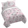 image:imageJay Franco Comforter Set Includes Sheets and Pillow Covers  Soft and Cozy Bed Set for Stylish Room Decor White  Star Wars 5 Piece Twin BeddingPink  Disney Princess
