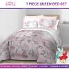 image:imageJay Franco Comforter Set Includes Sheets and Pillow Covers  Soft and Cozy Bed Set for Stylish Room Decor White  Star Wars 5 Piece Twin BeddingPink  Disney Princess
