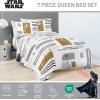 image:imageJay Franco Comforter Set Includes Sheets and Pillow Covers  Soft and Cozy Bed Set for Stylish Room Decor White  Star Wars 5 Piece Twin BeddingWhite  Star Wars