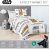 image:imageJay Franco Comforter Set Includes Sheets and Pillow Covers  Soft and Cozy Bed Set for Stylish Room Decor White  Star Wars 5 Piece Twin BeddingWhite  Star Wars