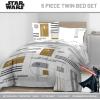 image:imageJay Franco Comforter Set Includes Sheets and Pillow Covers  Soft and Cozy Bed Set for Stylish Room Decor White  Star Wars 5 Piece Twin BeddingWhite  Star Wars