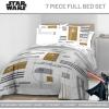 image:imageJay Franco Comforter Set Includes Sheets and Pillow Covers  Soft and Cozy Bed Set for Stylish Room Decor White  Star Wars 5 Piece Twin BeddingWhite  Star Wars