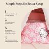 image:imageKitsch x Star Wars Galactic Empire Satin Pillowcase  Satin Pillowcase with Zipper Better Than Silk Pillowcase  FrizzReducing Pillow Case for Hair amp Skin Care Cooling amp Breathable  KingHello Kitty  Pink Kitty Faces