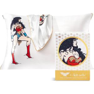image:imageKitsch x Star Wars Galactic Empire Satin Pillowcase  Satin Pillowcase with Zipper Better Than Silk Pillowcase  FrizzReducing Pillow Case for Hair amp Skin Care Cooling amp Breathable  KingWonder Woman  Believe in Wonder